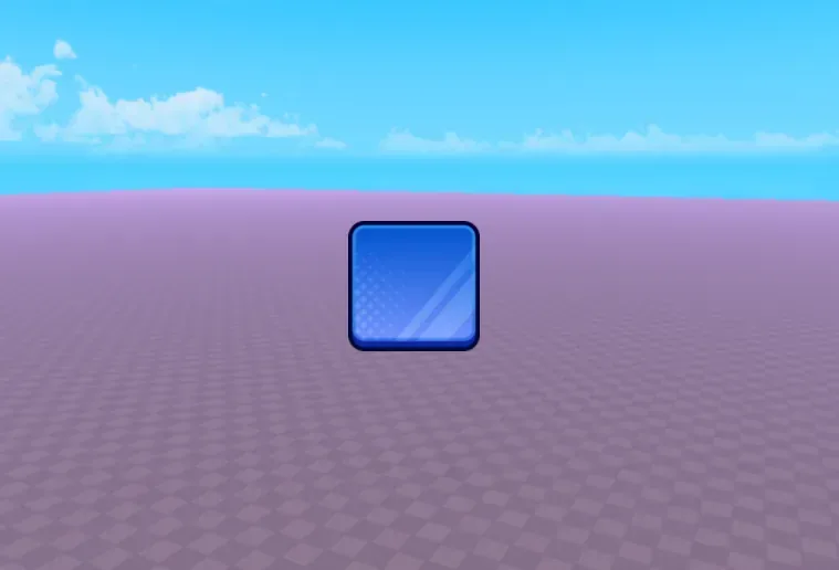 El mismo botón como UI nativa dentro de Roblox
